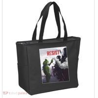 Portland Frog Protest Resist Abolish Ice Tote Bag thumb 2