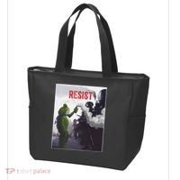 Portland Frog Protest Resist Abolish Ice Tote Bag thumb 3