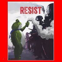 Portland Frog Protest Resist Abolish Ice Santa Hat thumb 1