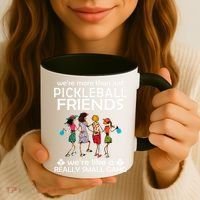 Pickleball Friends Paddleboards Really A Small Gang Enjoying Coffee Mug thumb 3