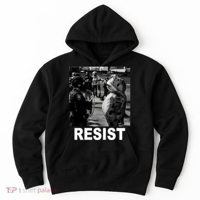 Portland Frog Protest Resist Vintage Hoodie