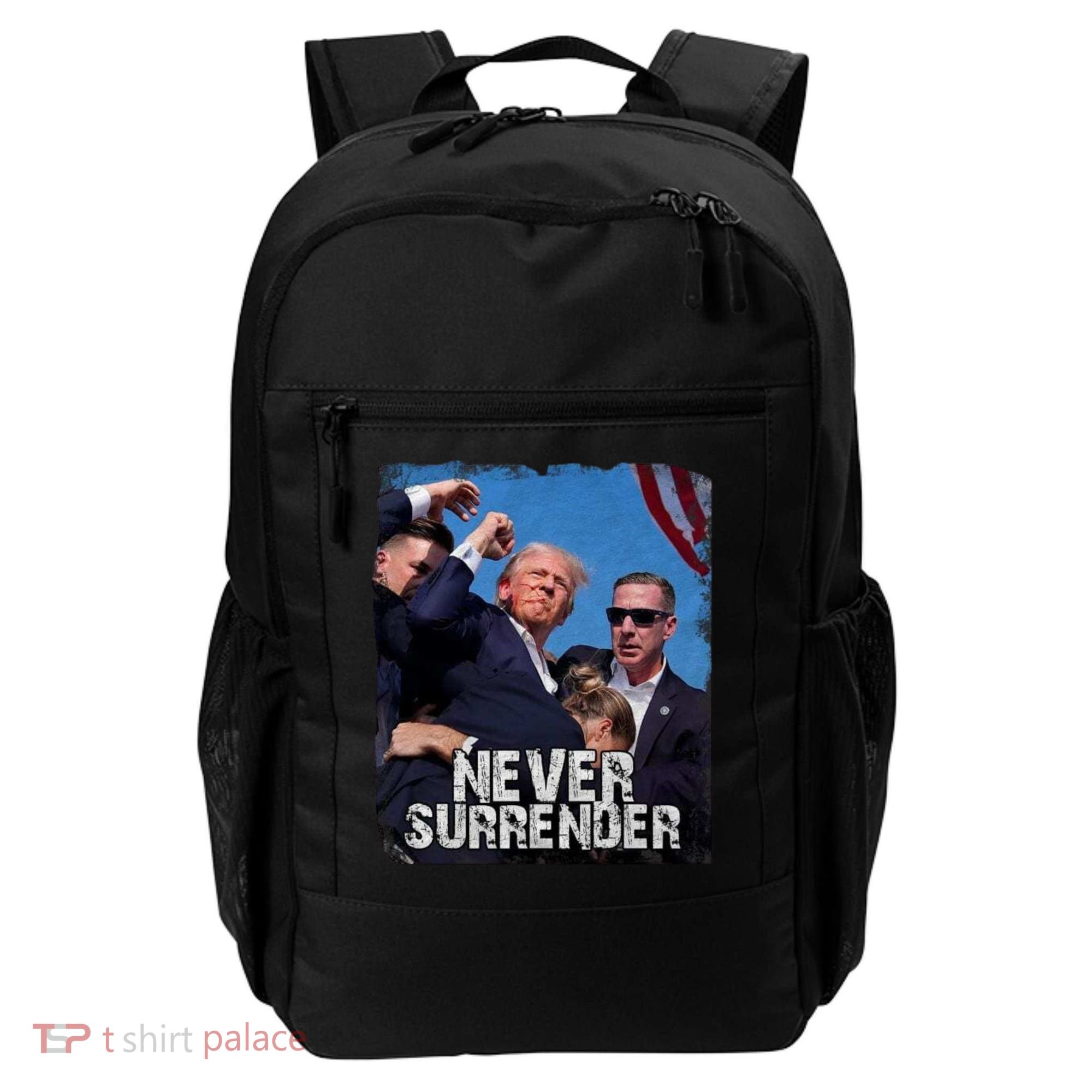 Pray For President Trump Never Surrender Backpack