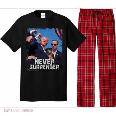 Pray For President Trump Never Surrender Pajama Set