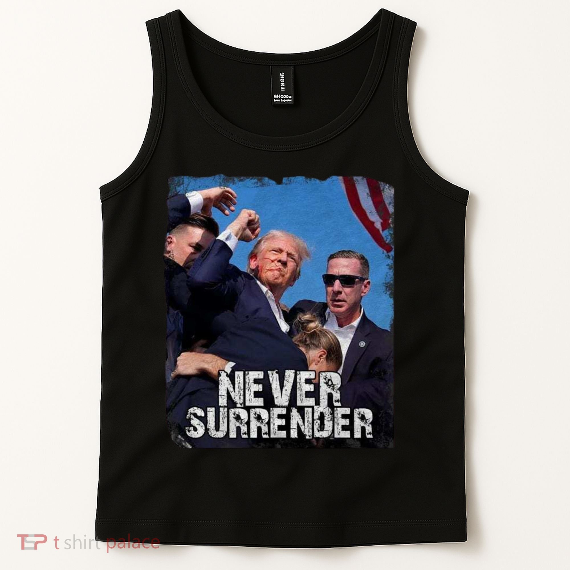 Pray For President Trump Never Surrender Tank Top