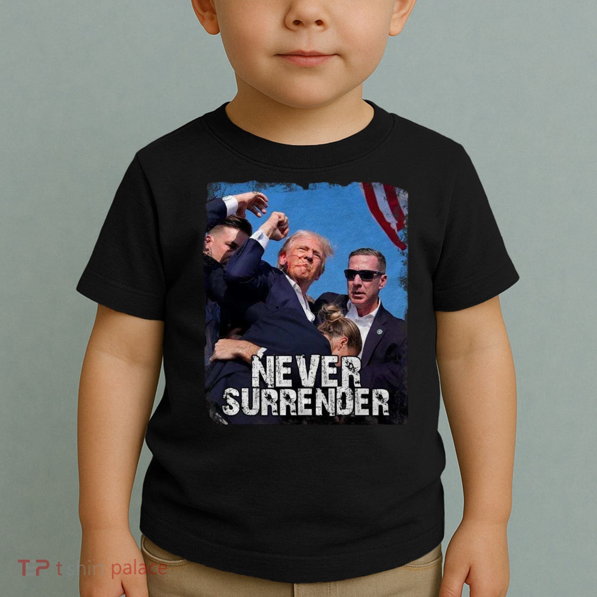 Pray For President Trump Never Surrender Toddler T-Shirt