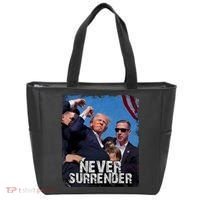 Pray For President Trump Never Surrender Tote Bag thumb 0