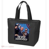 Pray For President Trump Never Surrender Tote Bag thumb 3