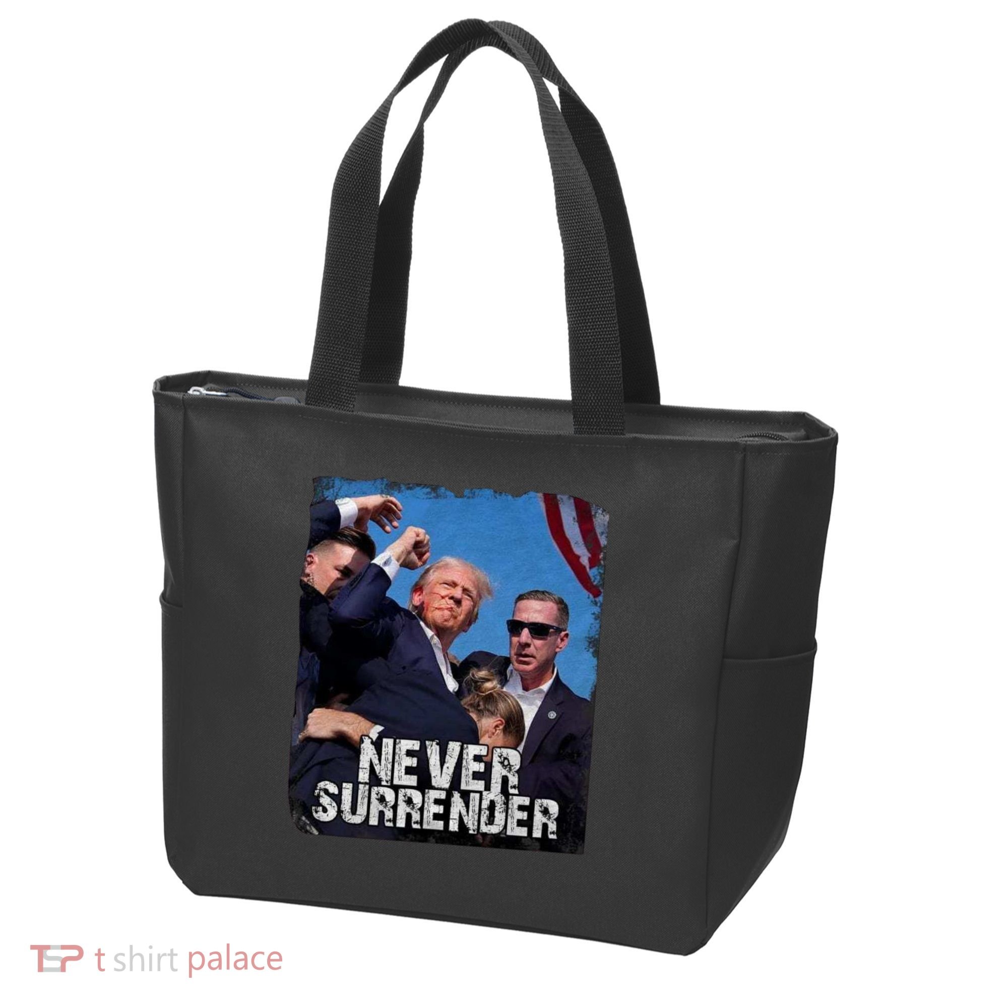 Pray For President Trump Never Surrender Tote Bag