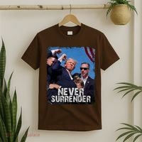 Pray For President Trump Never Surrender T-Shirt thumb 2