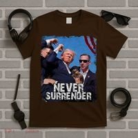 Pray For President Trump Never Surrender T-Shirt thumb 5
