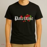 Palestine Free Palestine Free Gaza Palestine Flag Arabic T-Shirt thumb 3