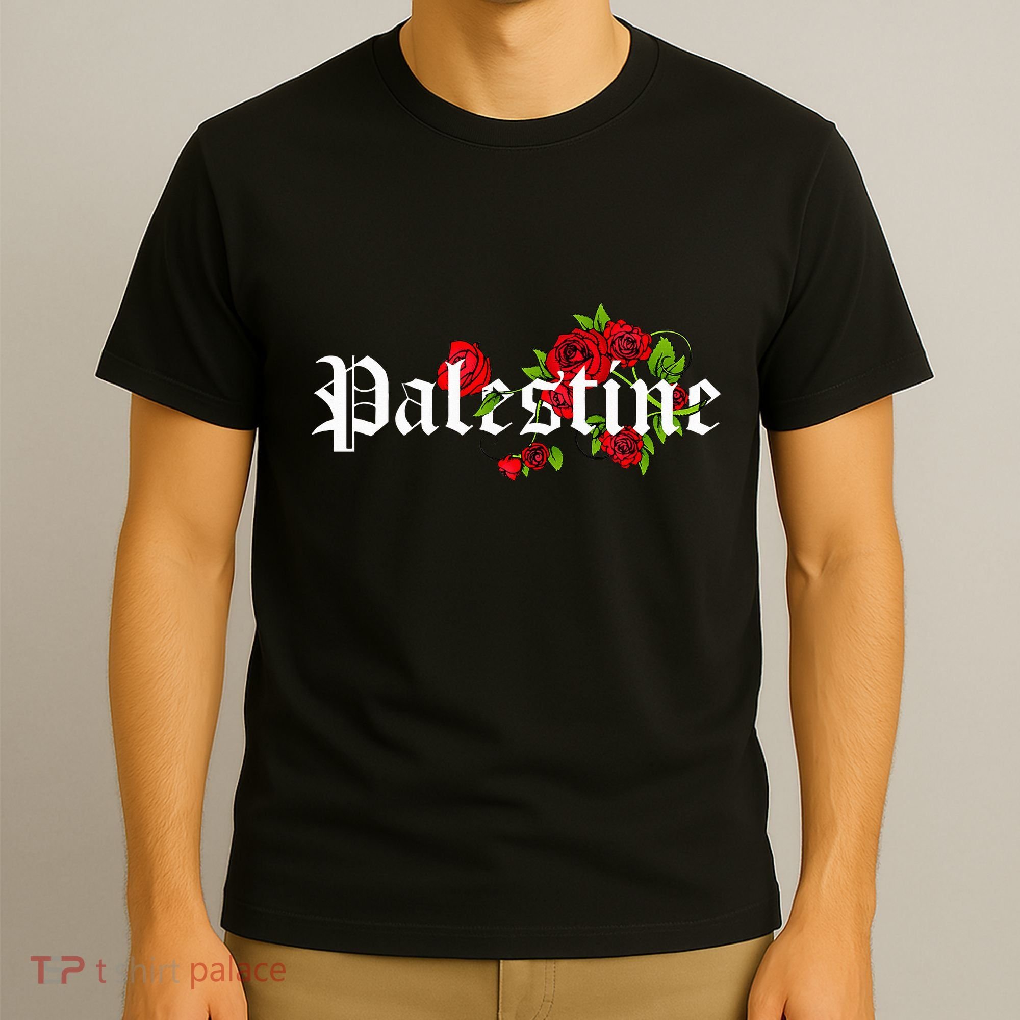 Palestine Free Palestine Free Gaza Palestine Flag Arabic T-Shirt