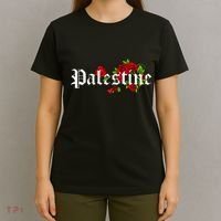 Palestine Free Palestine Free Gaza Palestine Flag Arabic T-Shirt thumb 4