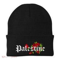 Palestine Free Palestine Free Gaza Palestine Flag Arabic Beanie thumb 0