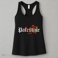 Palestine Free Palestine Free Gaza Palestine Flag Arabic Women's Tank Top thumb 3