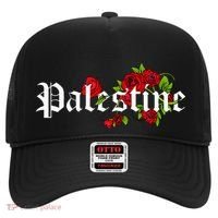 Palestine Free Palestine Free Gaza Palestine Flag Arabic Hat thumb 0