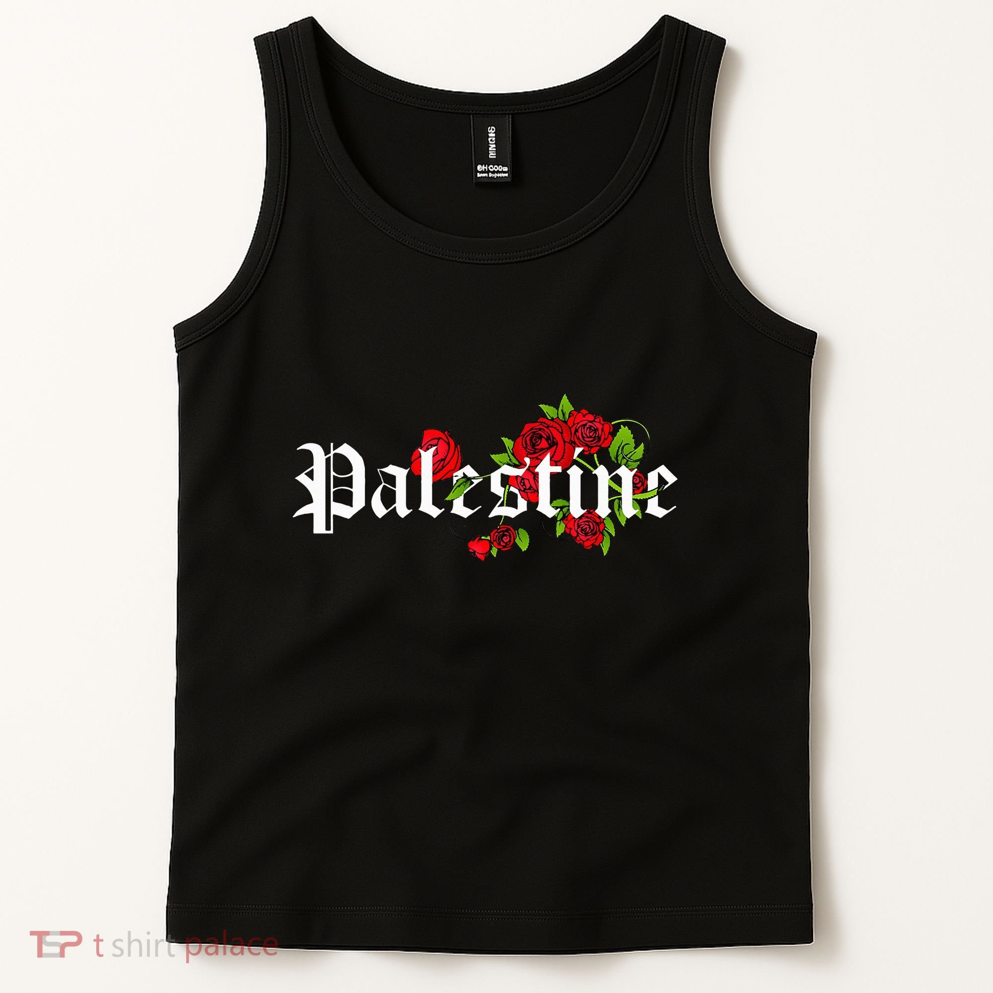 Palestine Free Palestine Free Gaza Palestine Flag Arabic Tank Top
