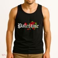 Palestine Free Palestine Free Gaza Palestine Flag Arabic Tank Top thumb 3
