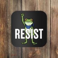 Portland Frog Protest Resist Coaster thumb 0