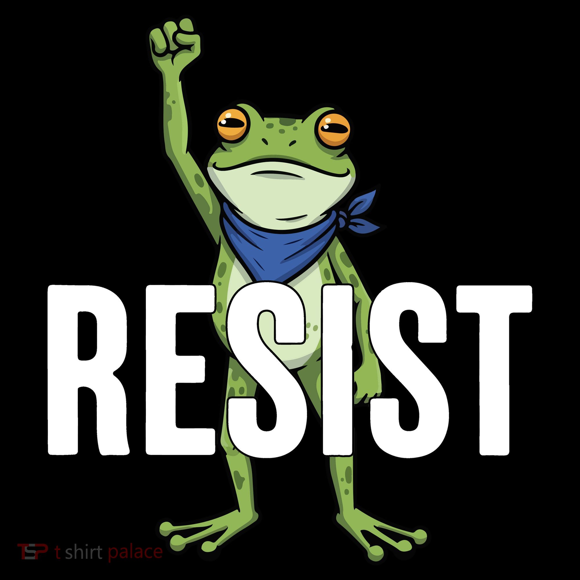 Portland Frog Protest Resist Toddler Hoodie