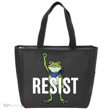 Portland Frog Protest Resist Tote Bag