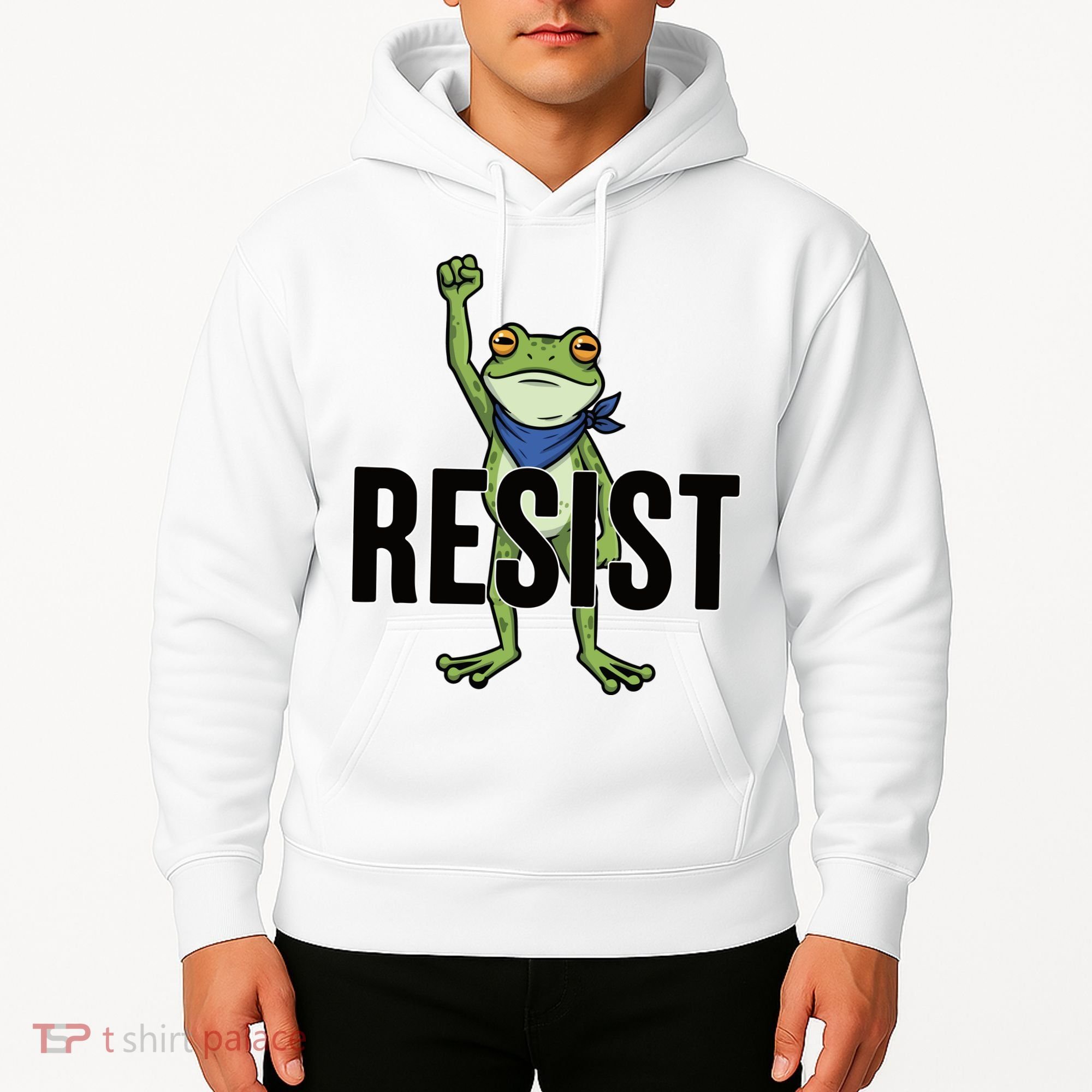 Portland Frog Protest Resist Hoodie