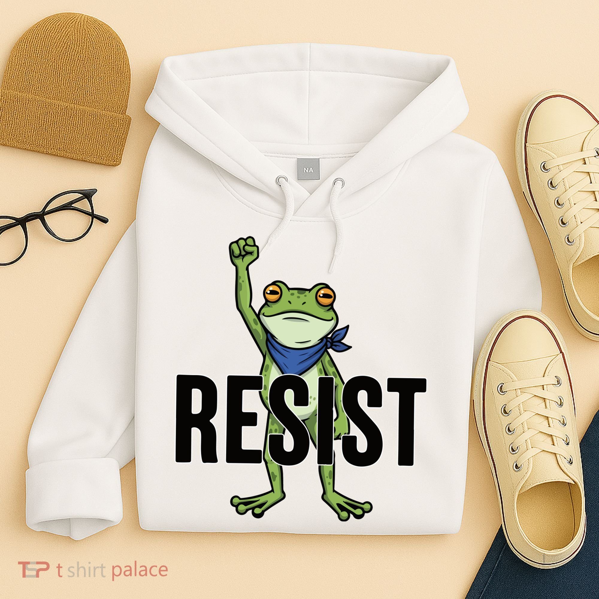 Portland Frog Protest Resist Hoodie