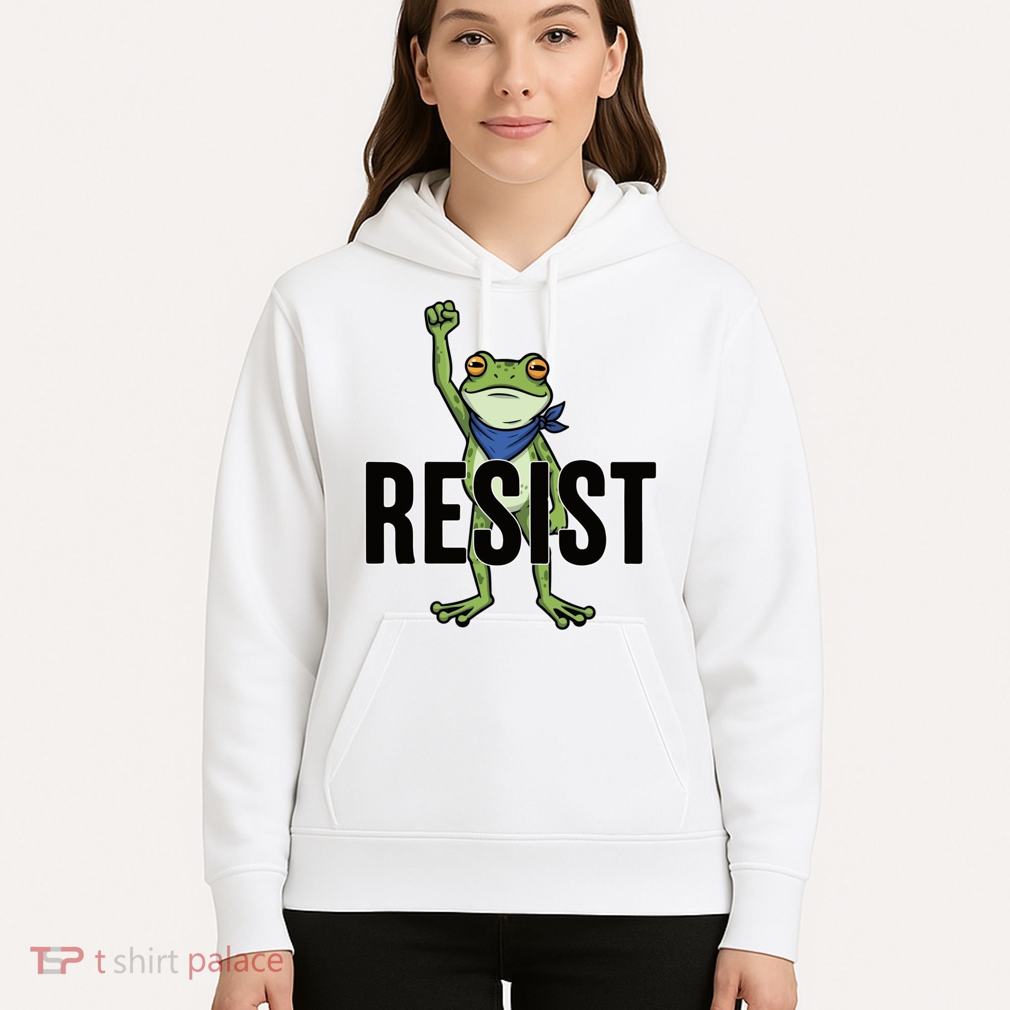 Portland Frog Protest Resist Hoodie