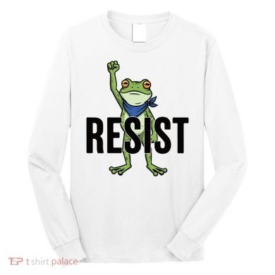 Portland Frog Protest Resist Long Sleeve Shirt