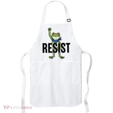 Portland Frog Protest Resist Apron