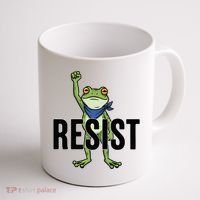 Portland Frog Protest Resist Coffee Mug thumb 1