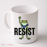 Portland Frog Protest Resist Coffee Mug thumb 0
