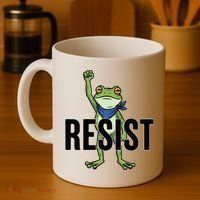 Portland Frog Protest Resist Coffee Mug thumb 4