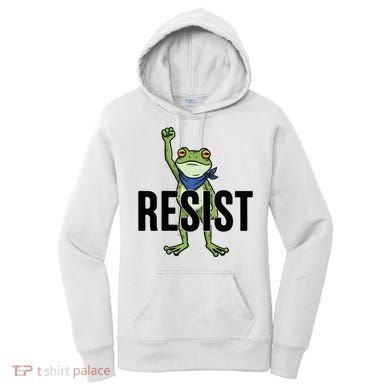 Portland Frog Protest Resist Women's Hoodie