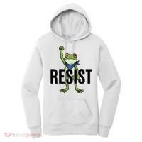 Portland Frog Protest Resist Women's Hoodie thumb 0