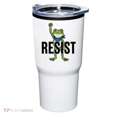 Portland Frog Protest Resist Tumbler