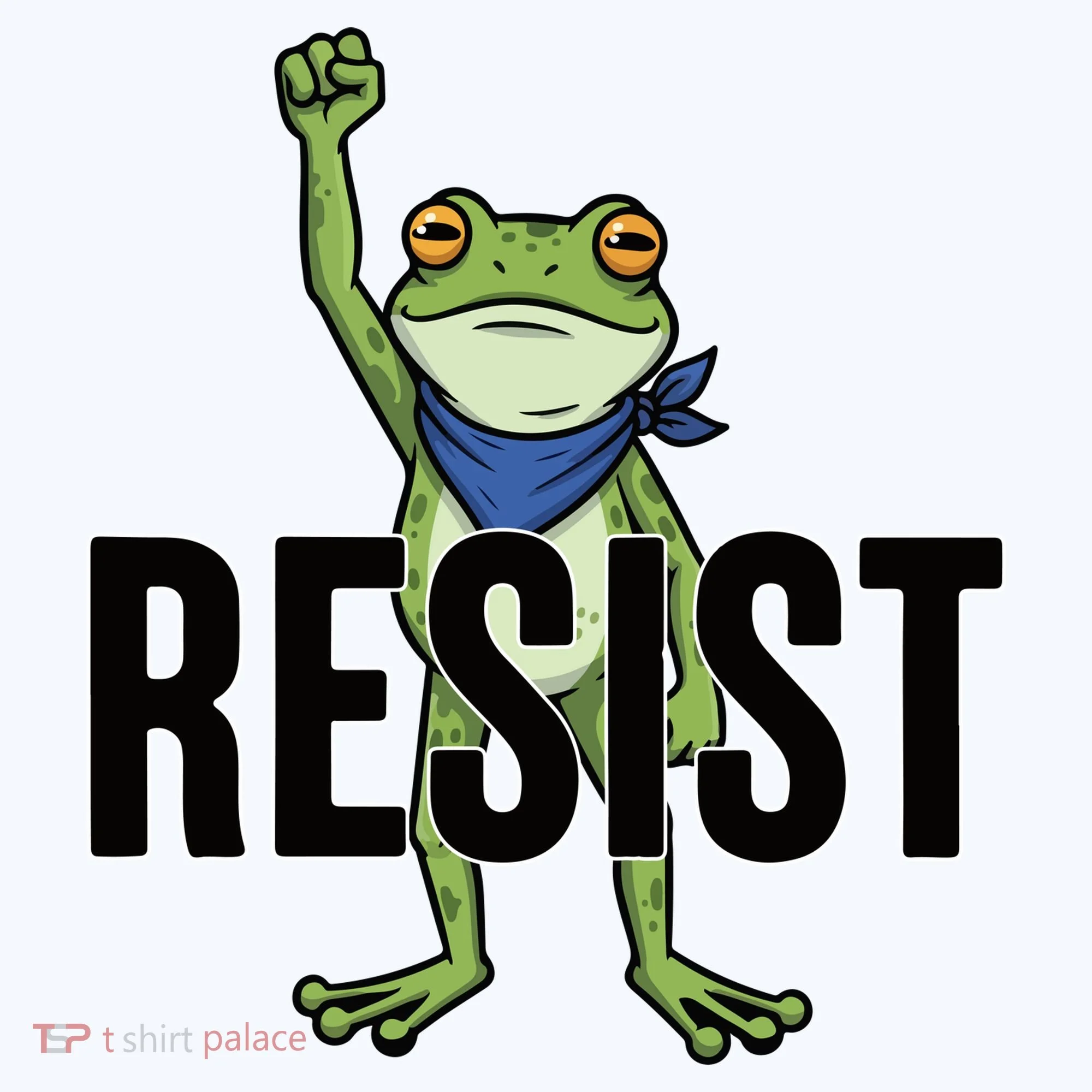 Portland Frog Protest Resist Mousepad