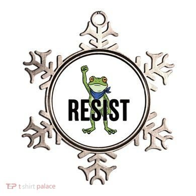 Portland Frog Protest Resist Ornament
