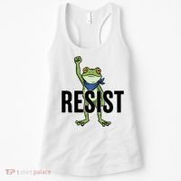Portland Frog Protest Resist Women's Tank Top thumb 0