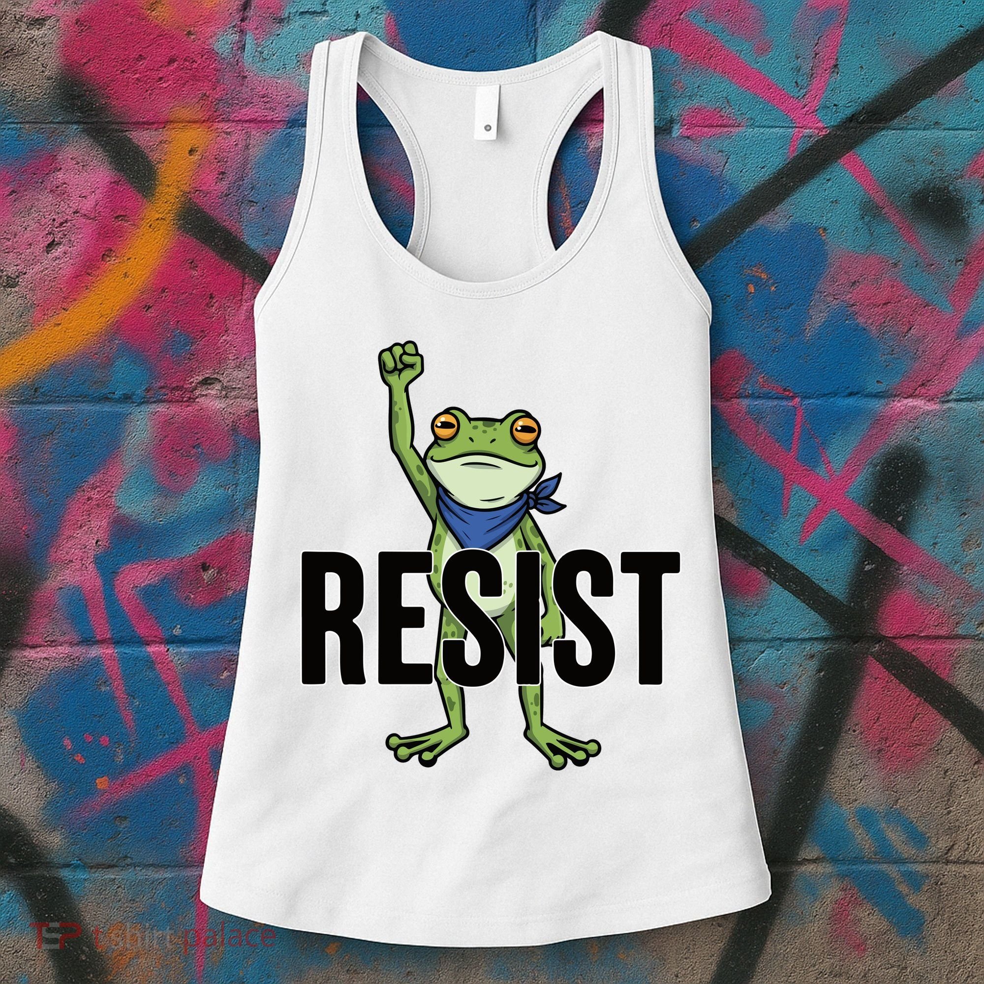 Portland Frog Protest Resist Women's Tank Top