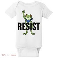 Portland Frog Protest Resist Baby Bodysuit thumb 0