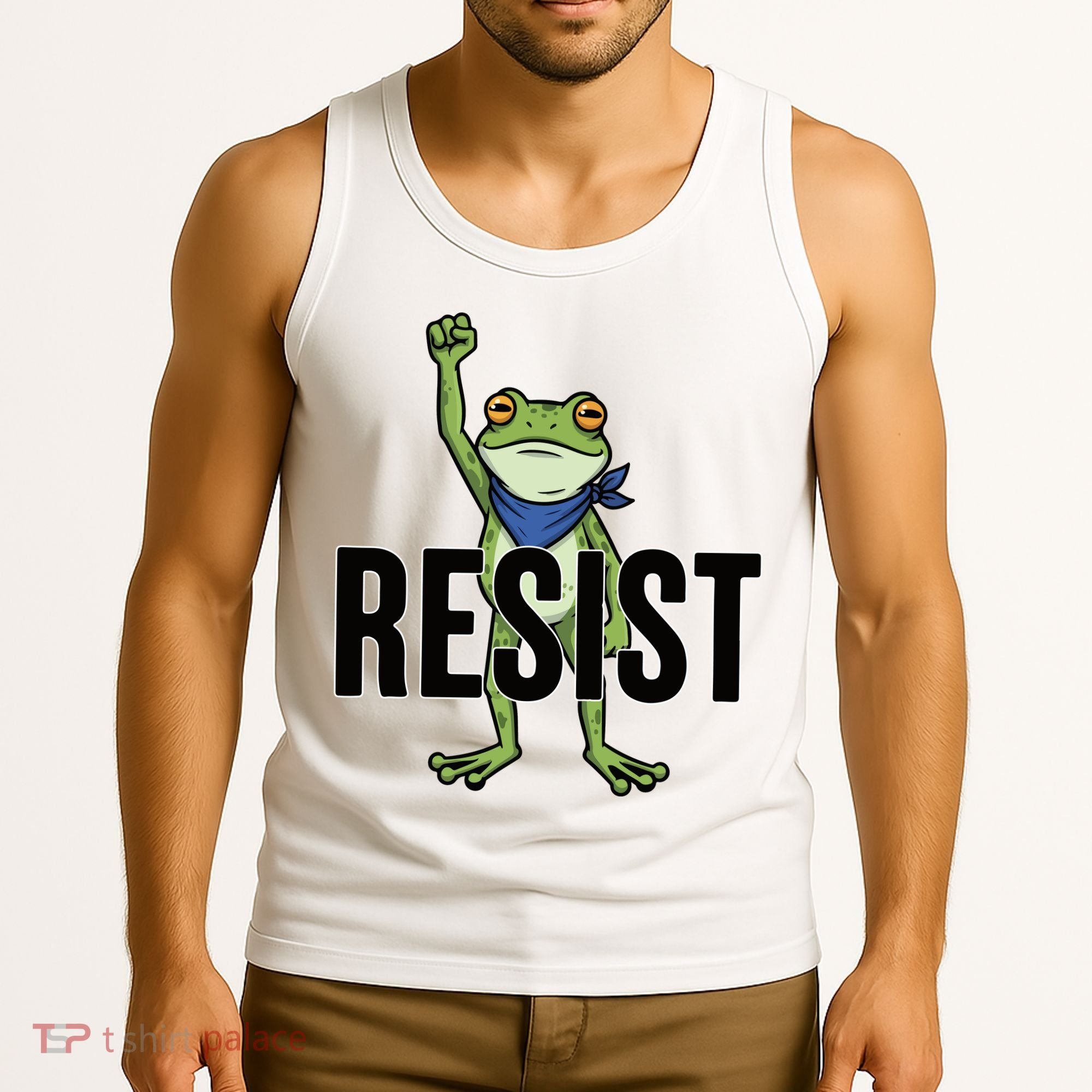 Portland Frog Protest Resist Tank Top