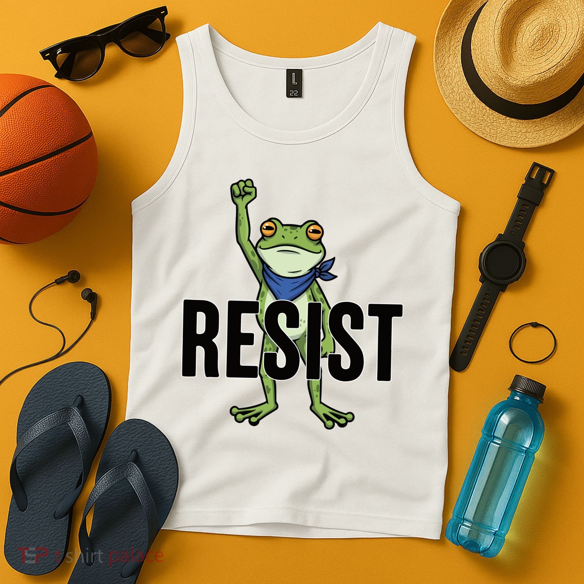 Portland Frog Protest Resist Tank Top