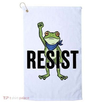 Portland Frog Protest Resist Golf Towel