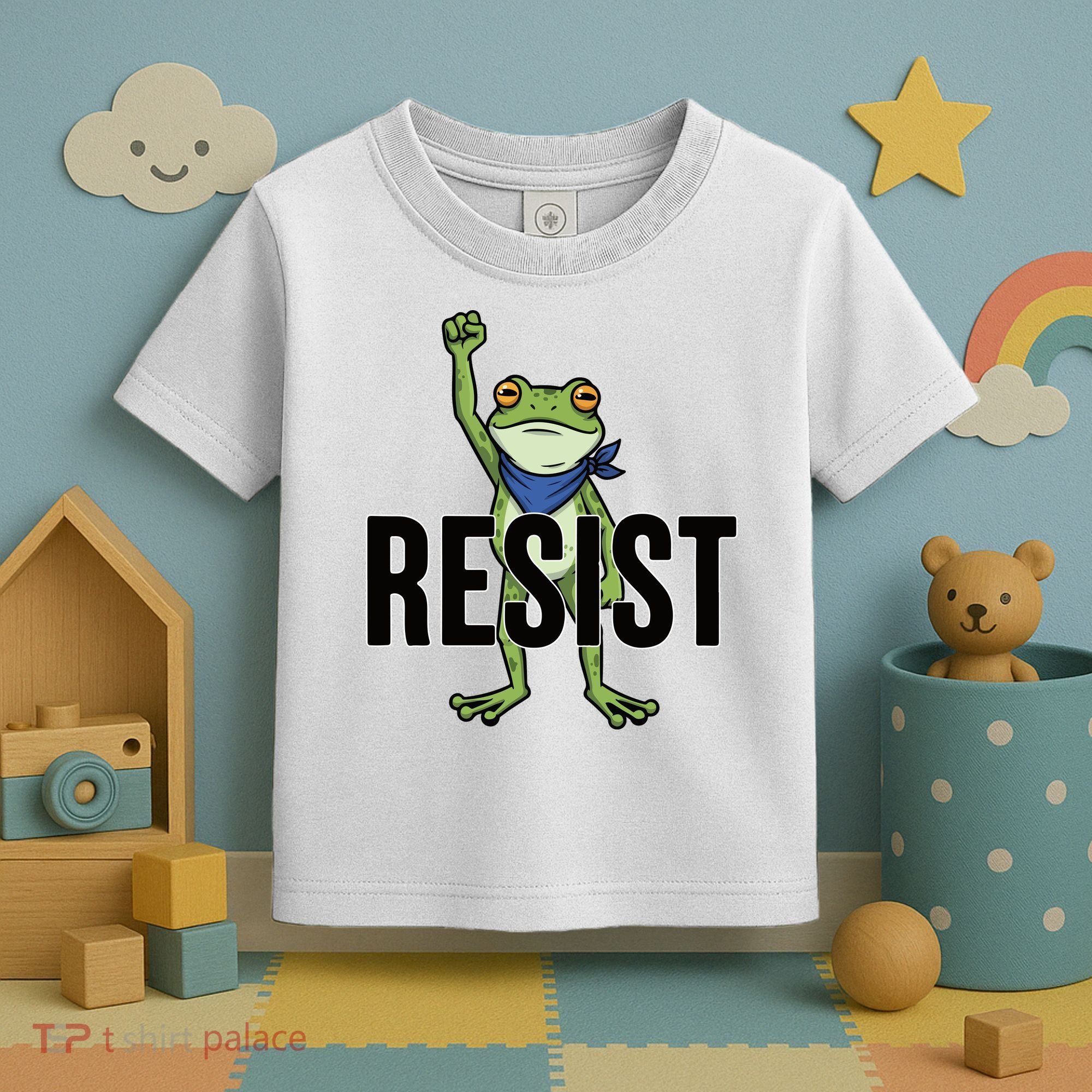 Portland Frog Protest Resist Toddler T-Shirt