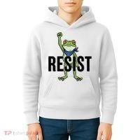 Portland Frog Protest Resist Kids Hoodie thumb 4