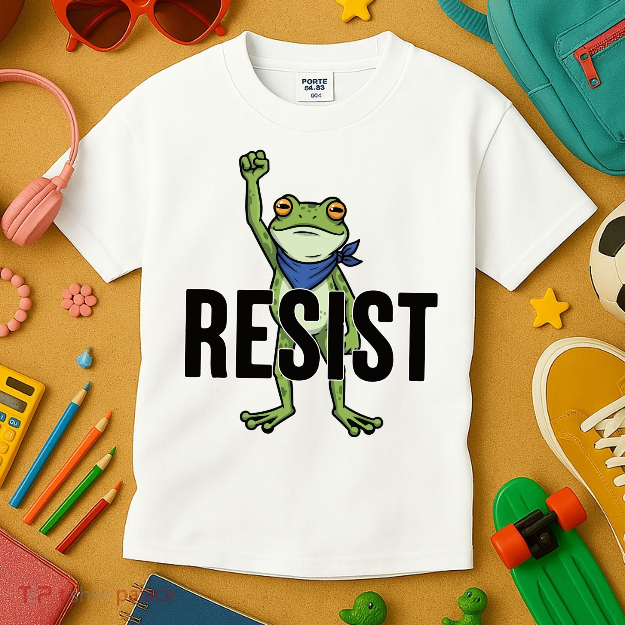 Portland Frog Protest Resist Kids T-Shirt