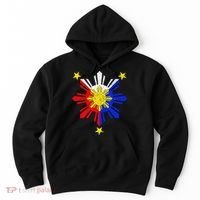 Pinoy Filipino Philippine Flag Sun Hoodie thumb 0