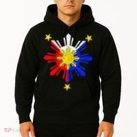 Pinoy Filipino Philippine Flag Sun Hoodie thumb 2