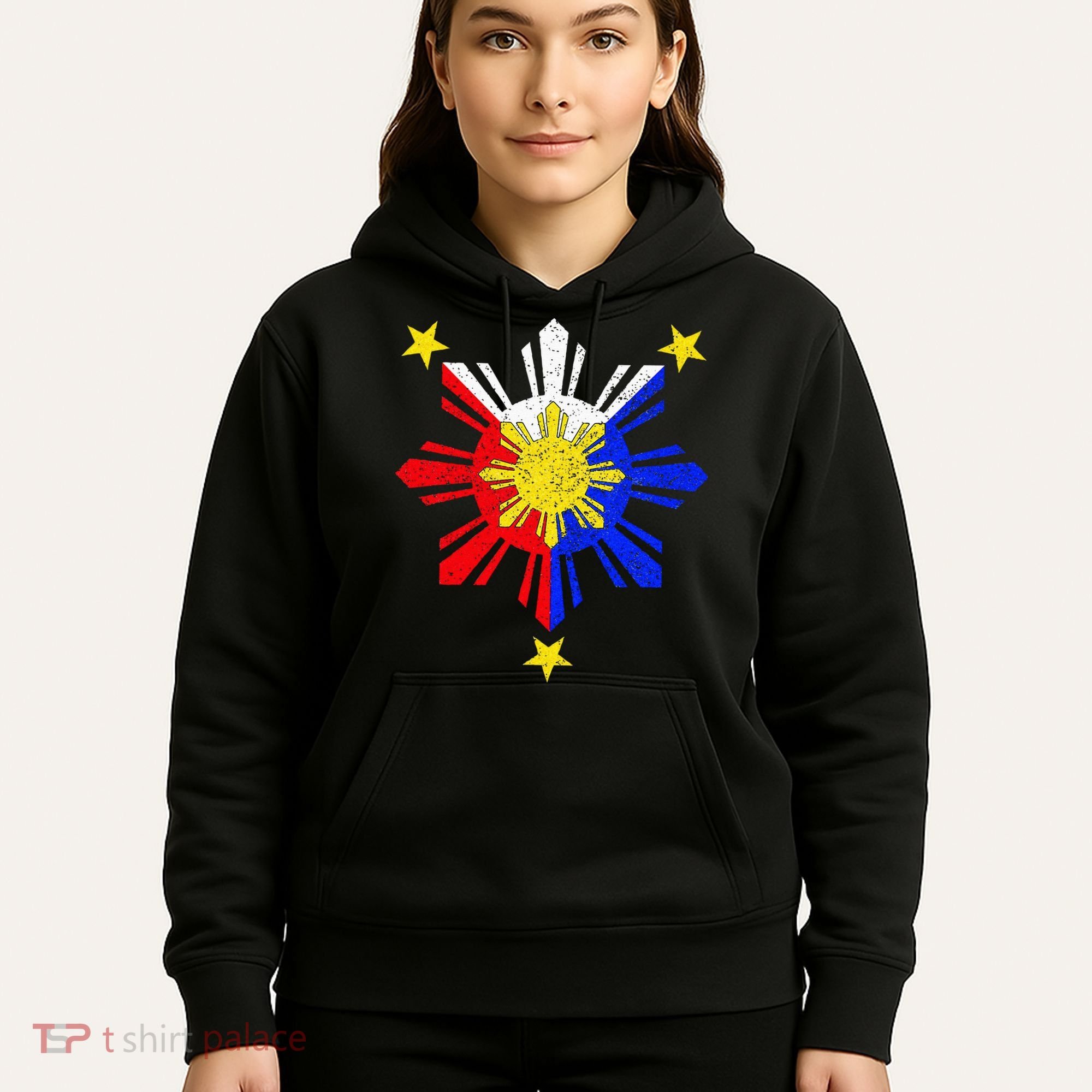 Pinoy Filipino Philippine Flag Sun Hoodie